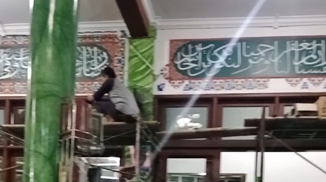 Pembuatan Kaligrafi Masjid